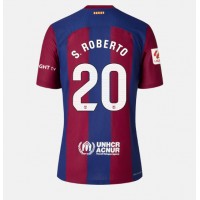 Billiga Barcelona Sergi Roberto #20 Hemma fotbollskläder Dam 2023-24 Kortärmad